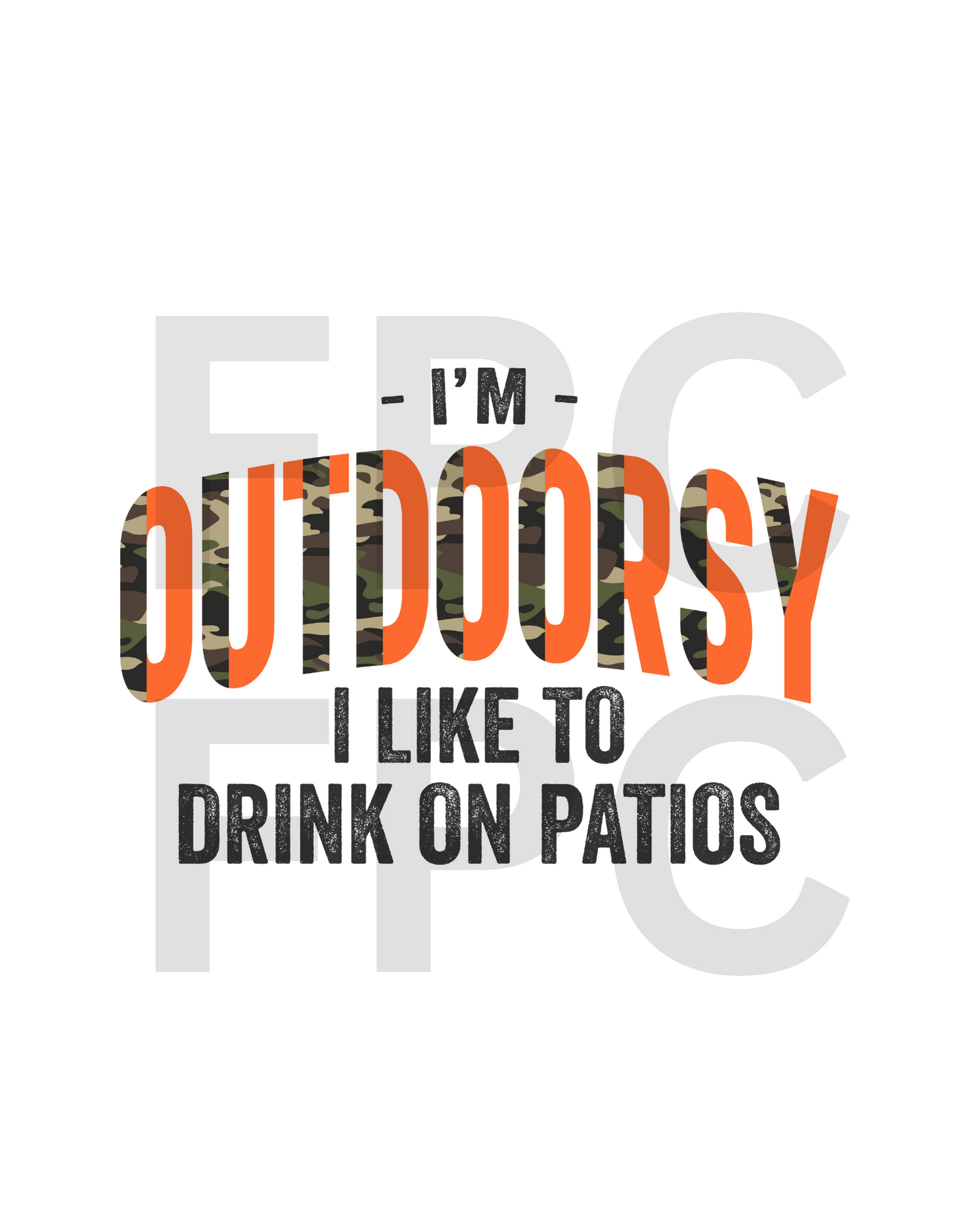 Outdoorsy Drink on Patios