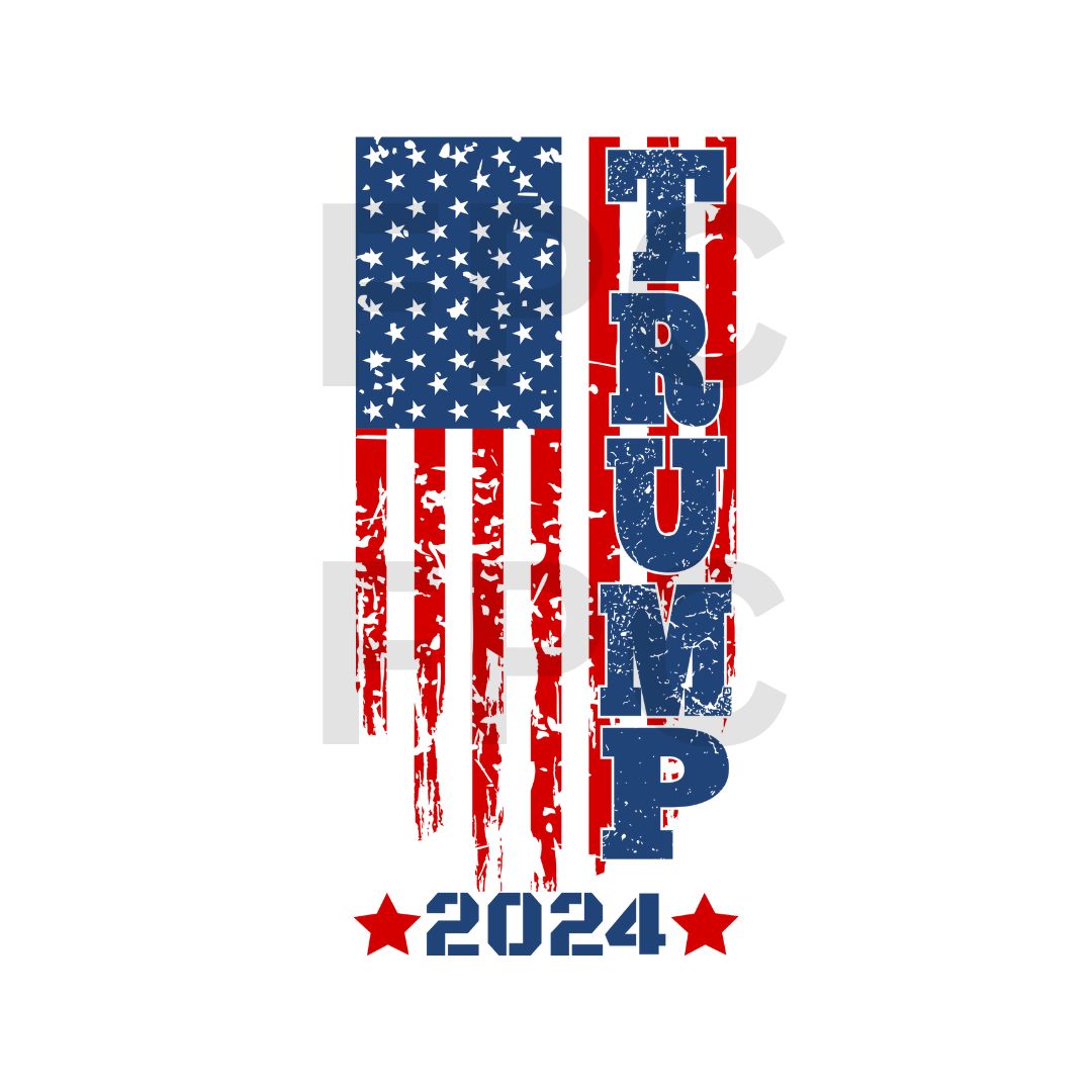 Trump Flag (Red & Blue)