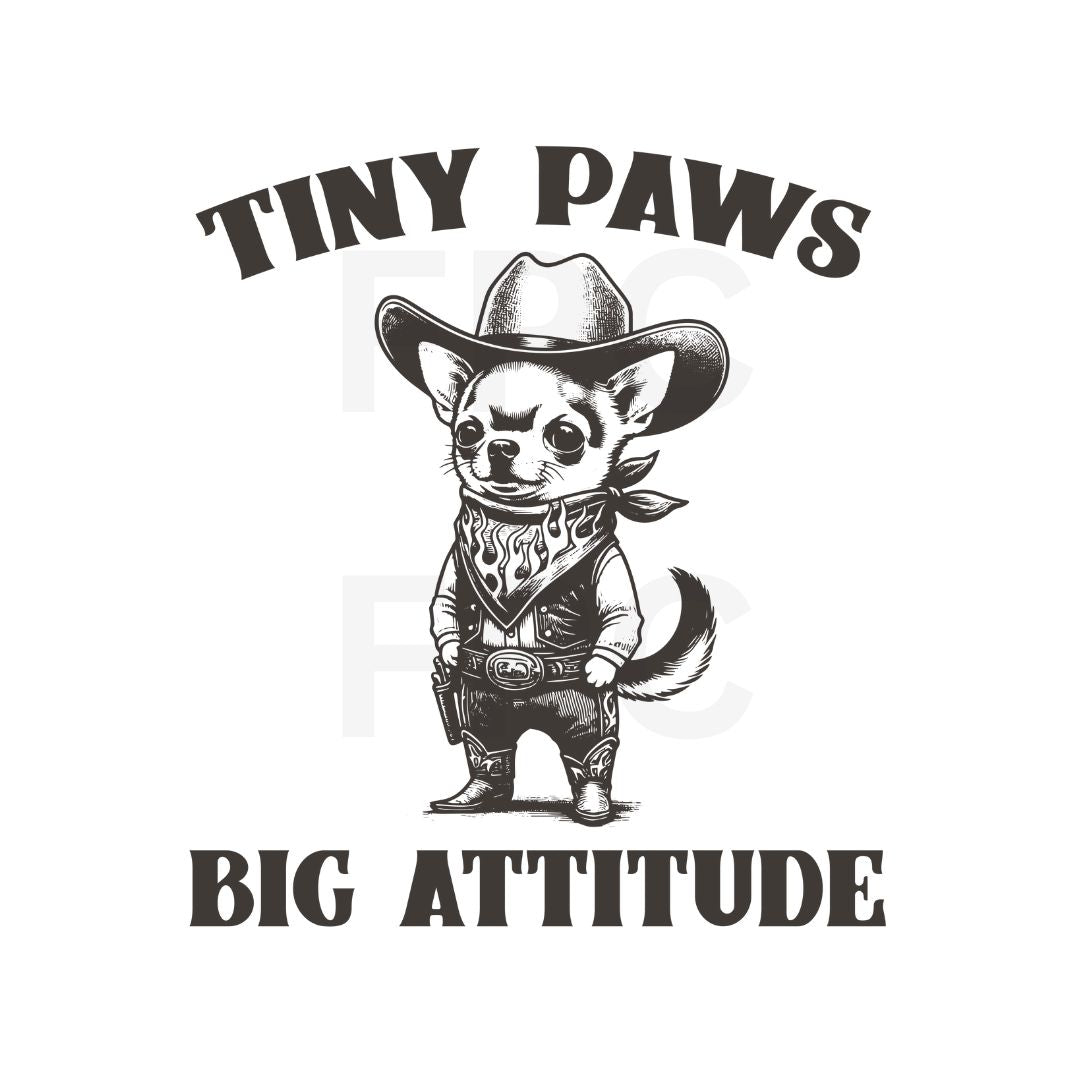 Tiny Paws Big Attitude