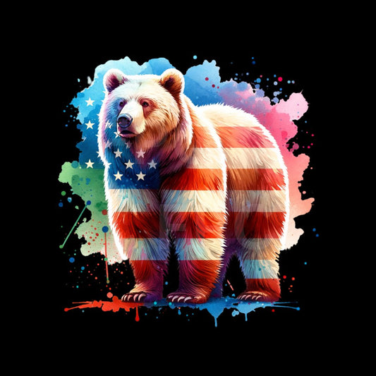 American Flag Bear