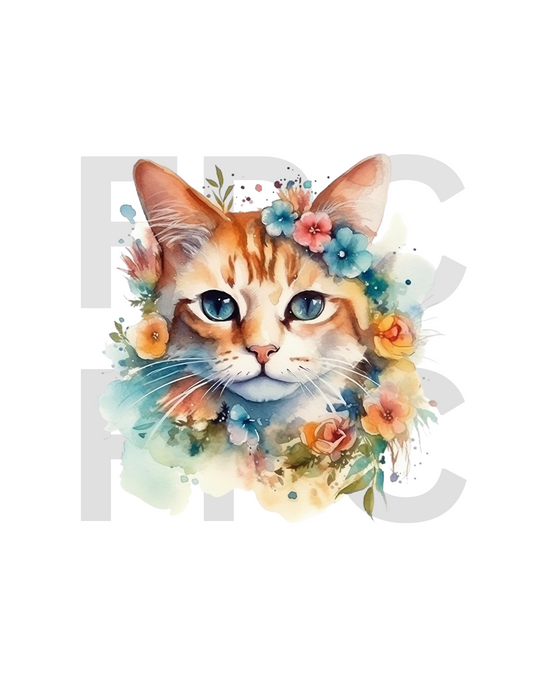 Watercolor Cat