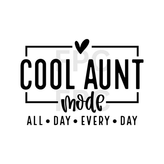 Cool Aunt Mode (Black)