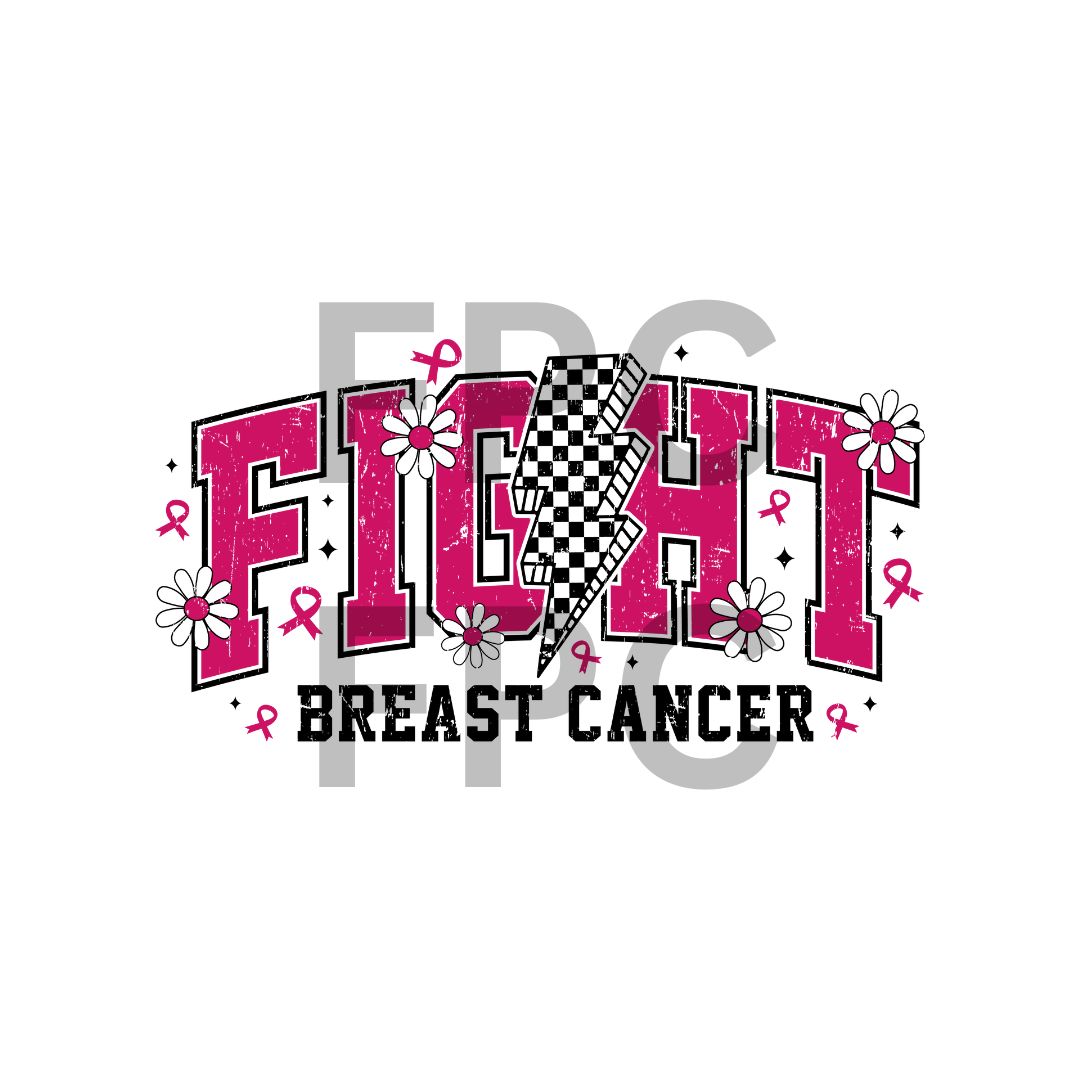 Fight Breast Cancer (Distressed)