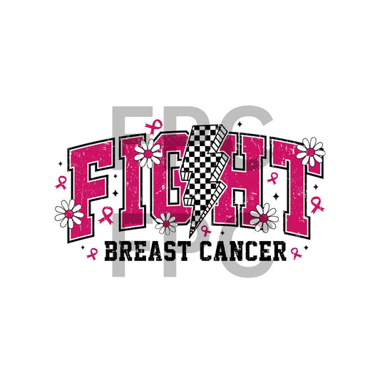 Fight Breast Cancer (Distressed)