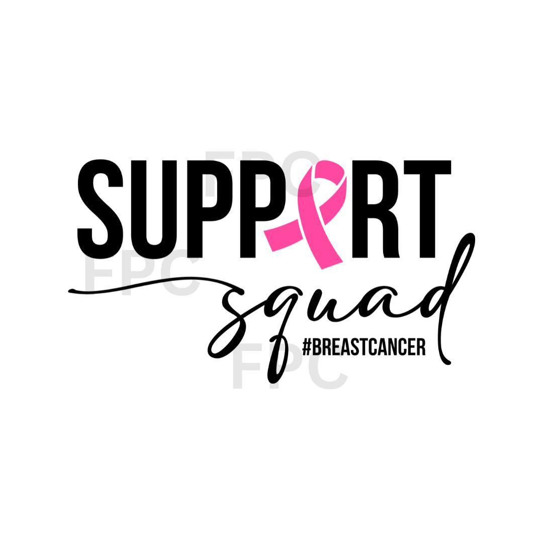 Support Squad #BreastCancer (Black)