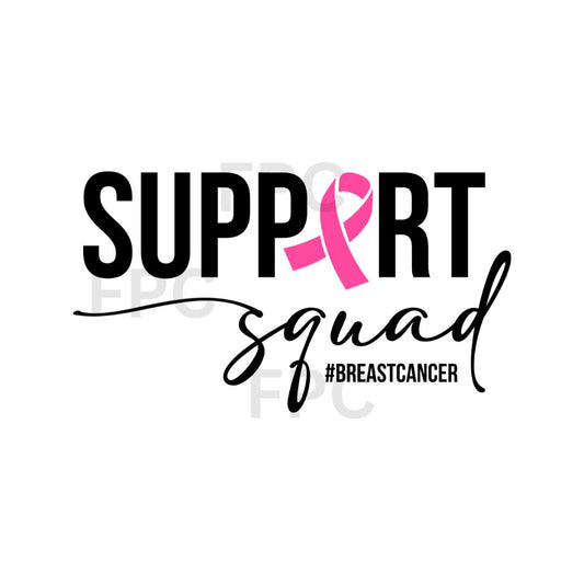 Support Squad #BreastCancer (Black)