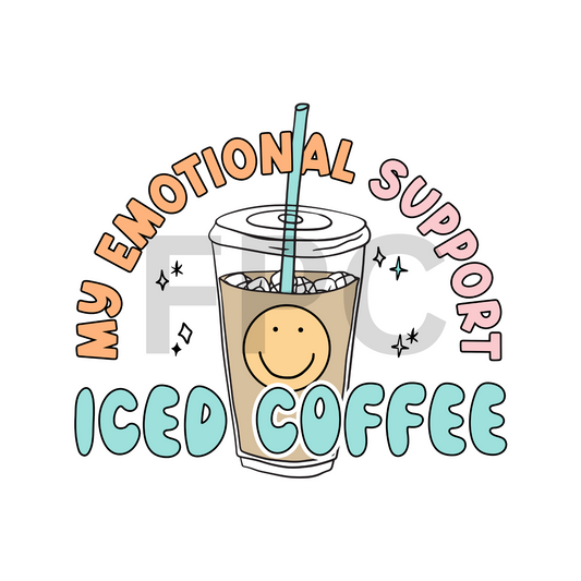 My Emotional Support Iced Coffee