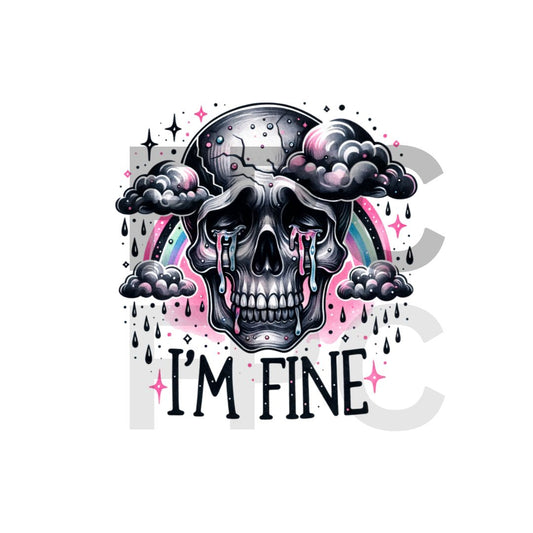 I'm Fine Skull