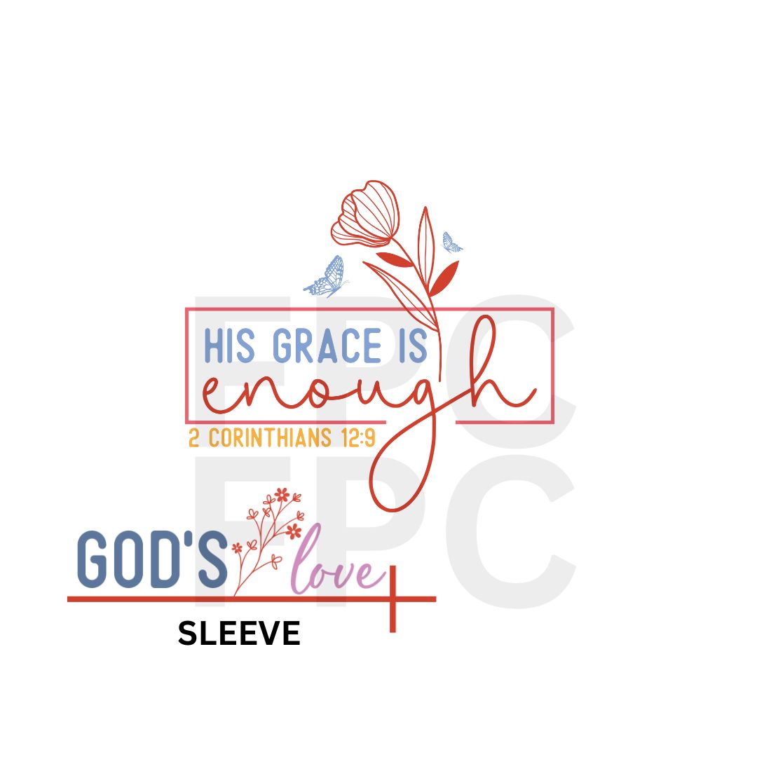 His Grace is Enough Colorful (w/Sleeve)