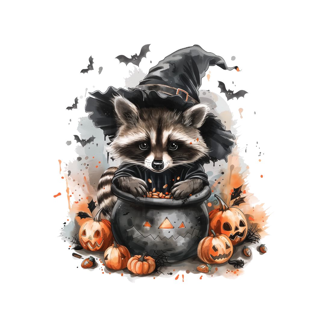 Halloween Racoon