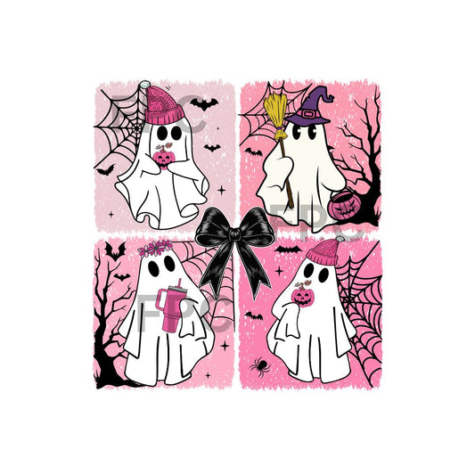 4 Pink Ghosts