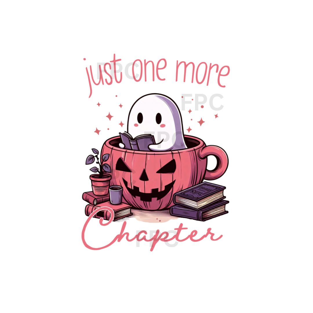 Just One More Chapter Ghost in Cup