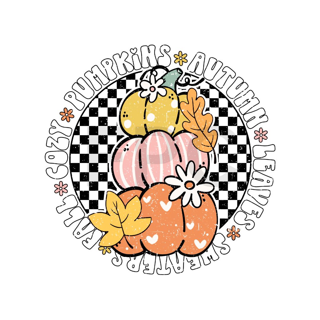 Pumpkins Autumn Leaves Fall Cozy