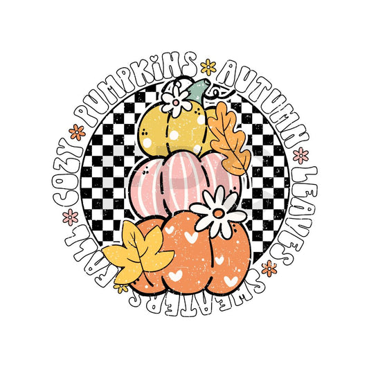 Pumpkins Autumn Leaves Fall Cozy