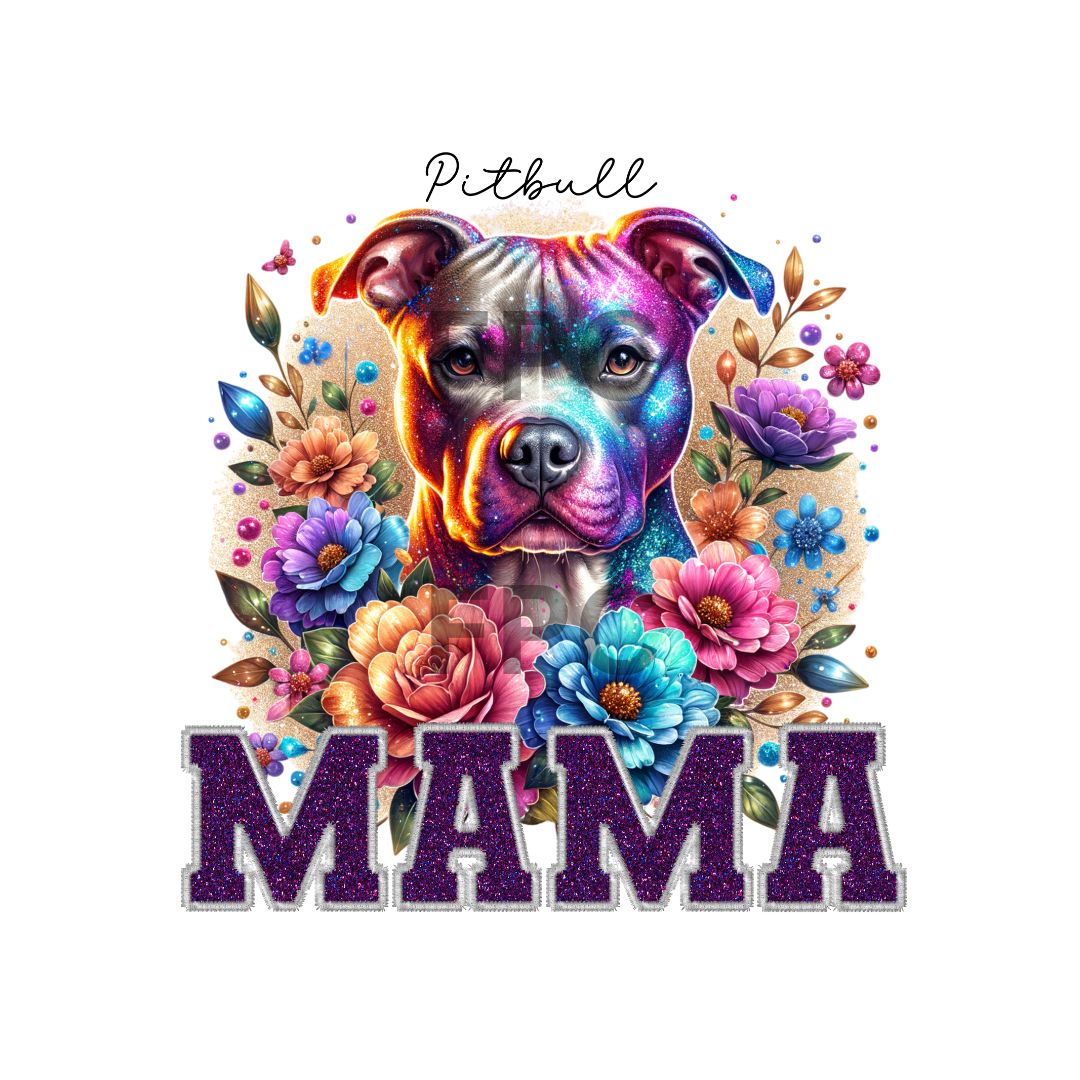 Pitbull Mama (Black)