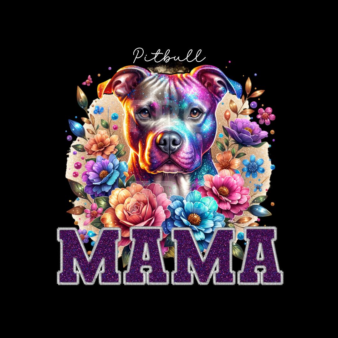 Pitbull Mama (White)