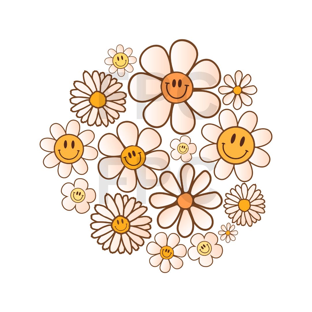 Daisy Smileys (Solid)