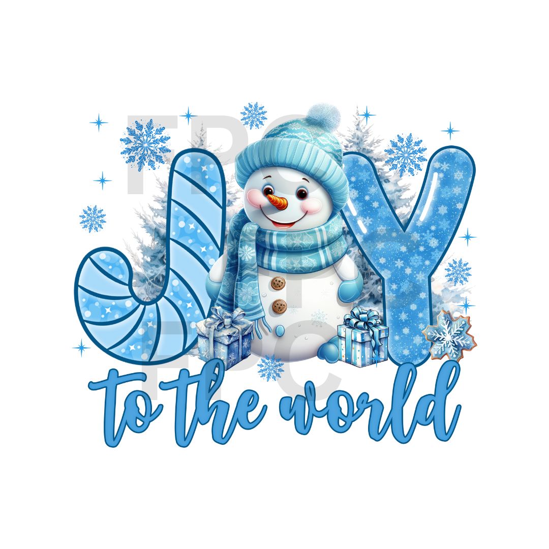 Joy to the World Snowman