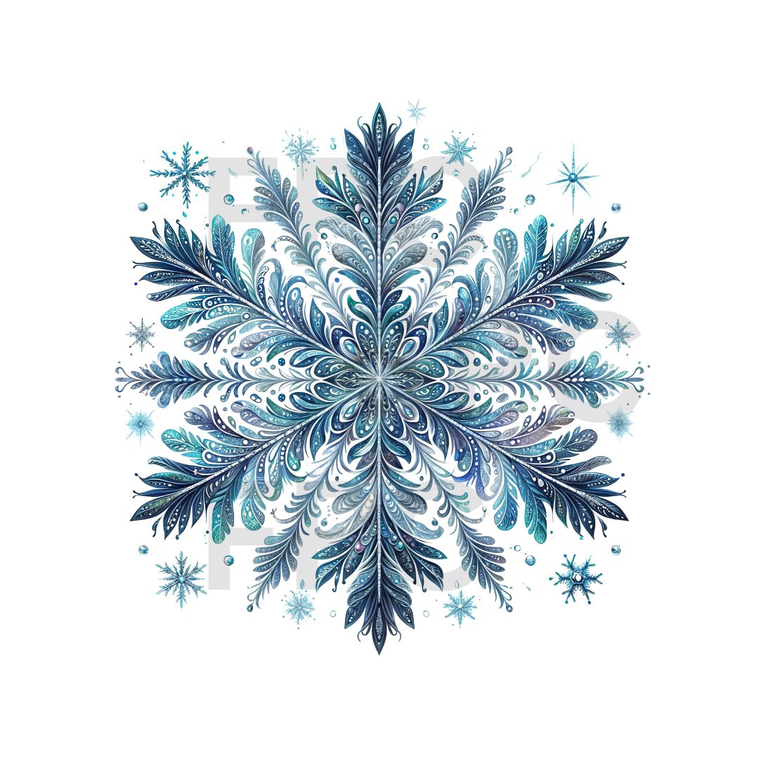 Blue Snowflake