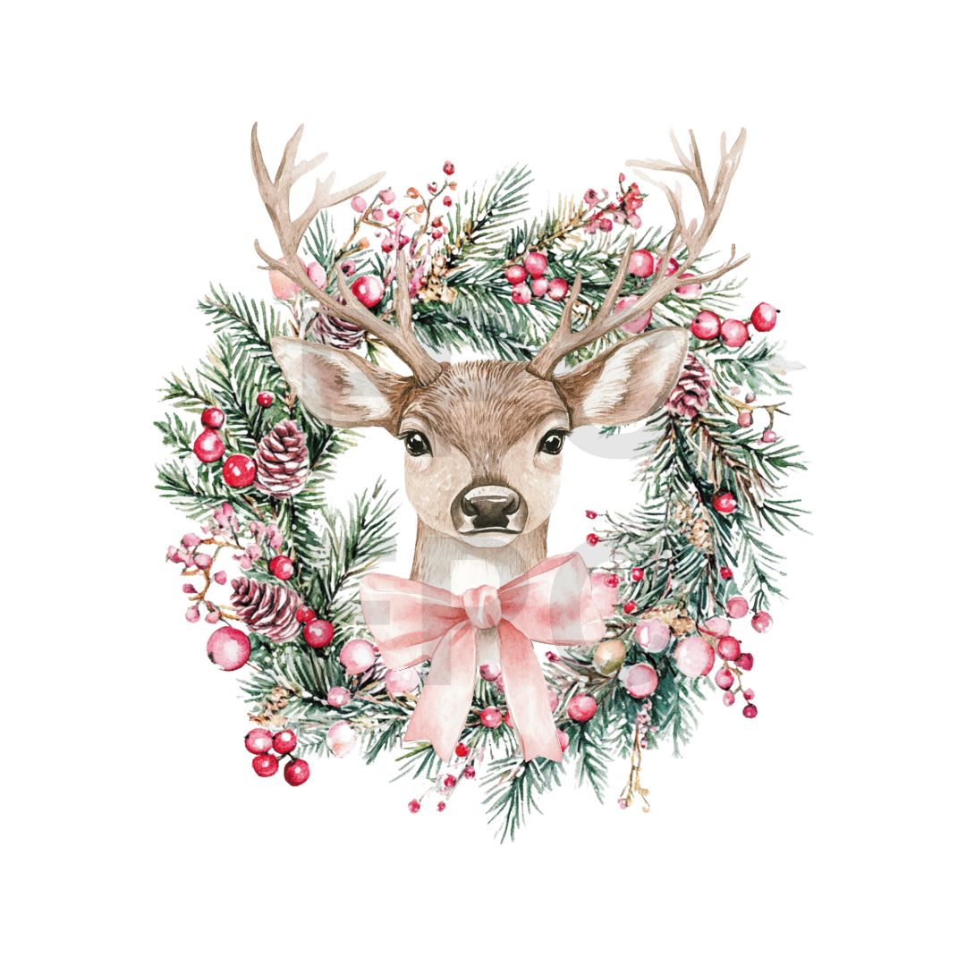 Reindeer Wreath