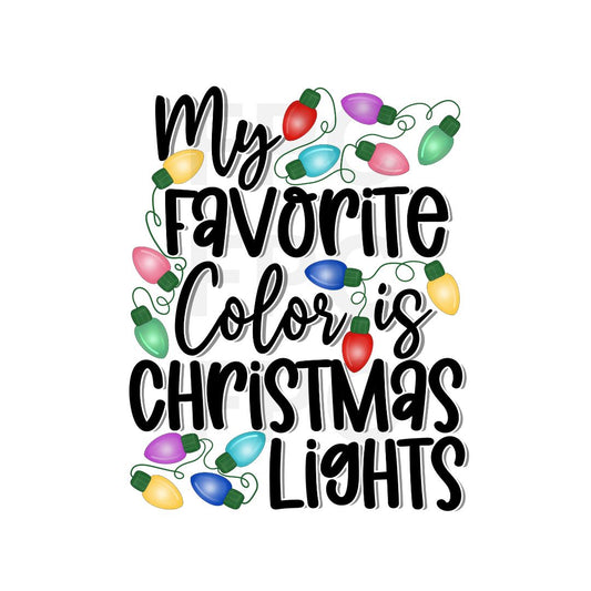 Favorite Color is Christmas Lights